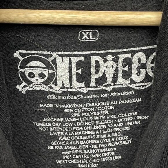 One Piece Monkey D Luffy Hoodie XL Official Crunchyroll Merchandise - Picture 2 of 6